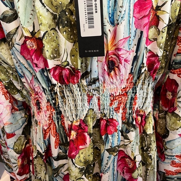 Floral V-Neck Maxi Dress - Picture 5 of 7